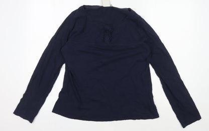 Womens UK Size 14 Weird Fish Blue  Blouse