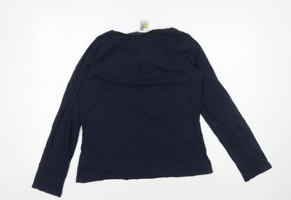 Womens UK Size 14 Weird Fish Blue  Blouse