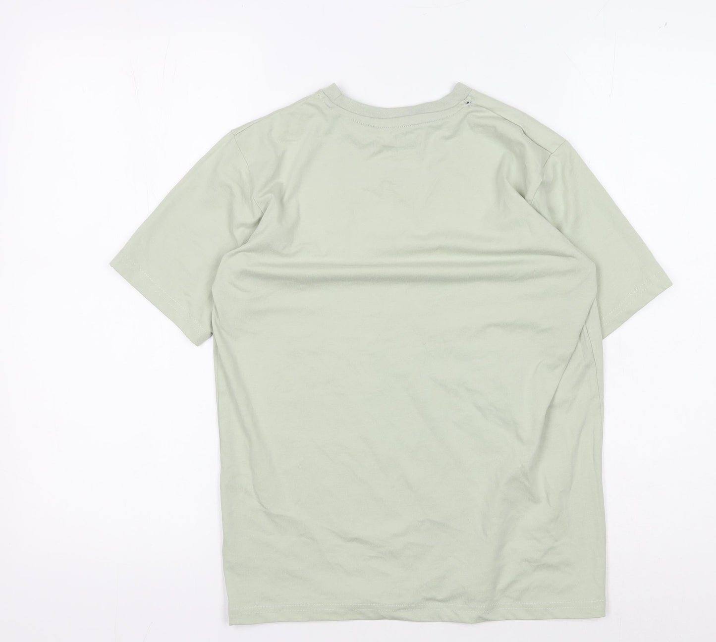 DKNY Girls Green T-Shirt - 13 Years, Graphic Print Casual Tee