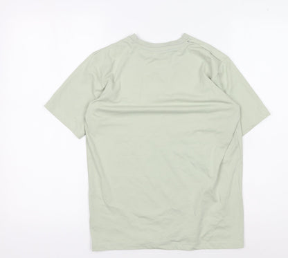 DKNY Girls Green T-Shirt - 13 Years, Graphic Print Casual Tee