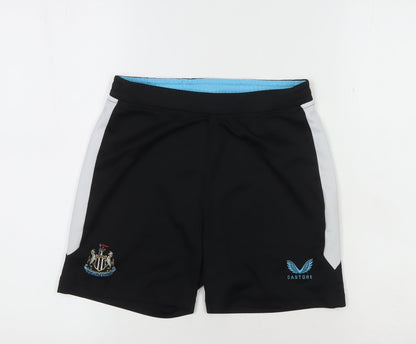 Castore Black Unisex Kids Athletic Football Shorts