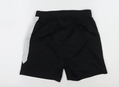 Castore Black Unisex Kids Athletic Football Shorts