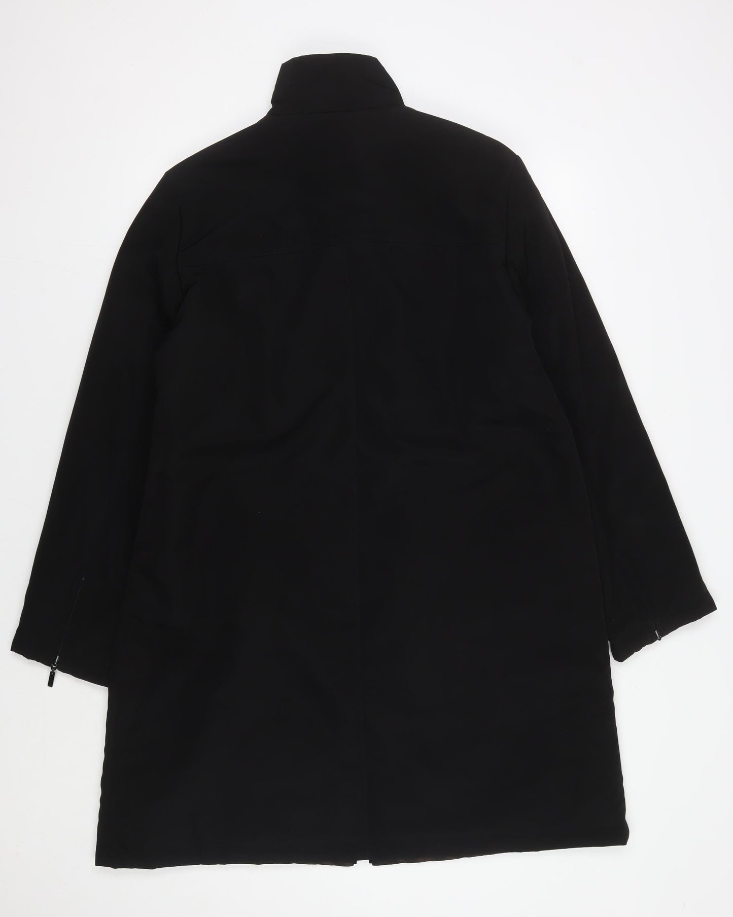 Jacques Vert Women's Black Polyester Coat L