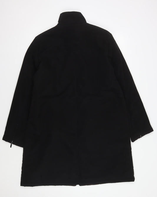 Jacques Vert Women's Black Polyester Coat L