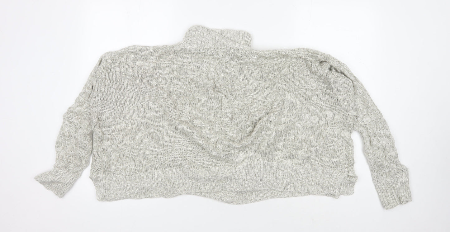 Womens UK Size L New Look Grey Pullover Jumper