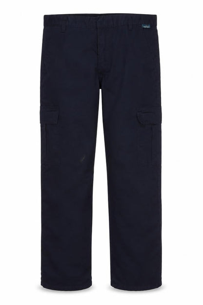 Mens UK Size 32 in Portwest Regular Fit Cargo Blue Trousers