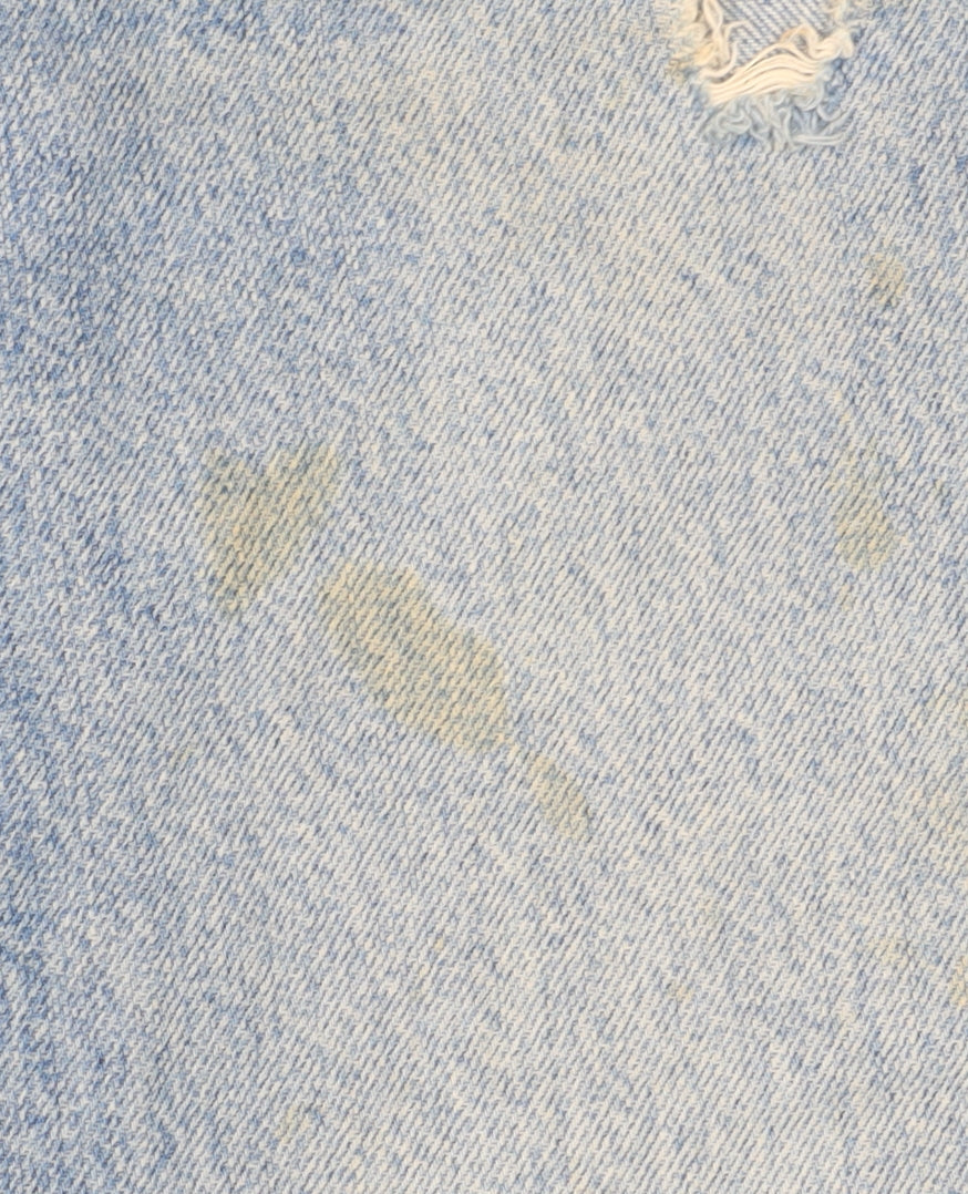 Bershka Women's Blue Mom Jeans Size 6 Distressed