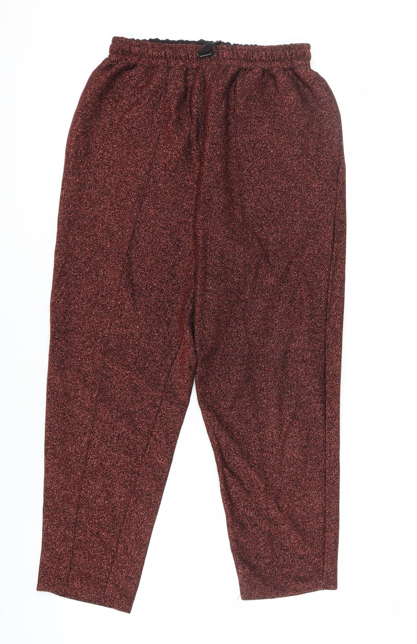 Womens UK Size 12 ASOS Regular Fit Casual Party/Cocktail Red Trousers