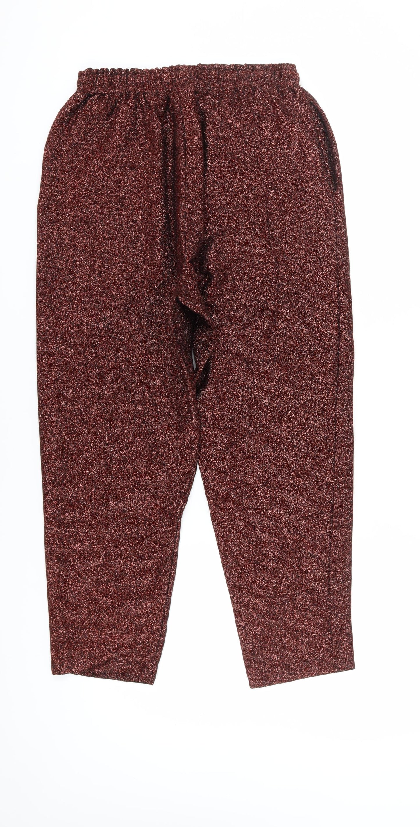 Womens UK Size 12 ASOS Regular Fit Casual Party/Cocktail Red Trousers