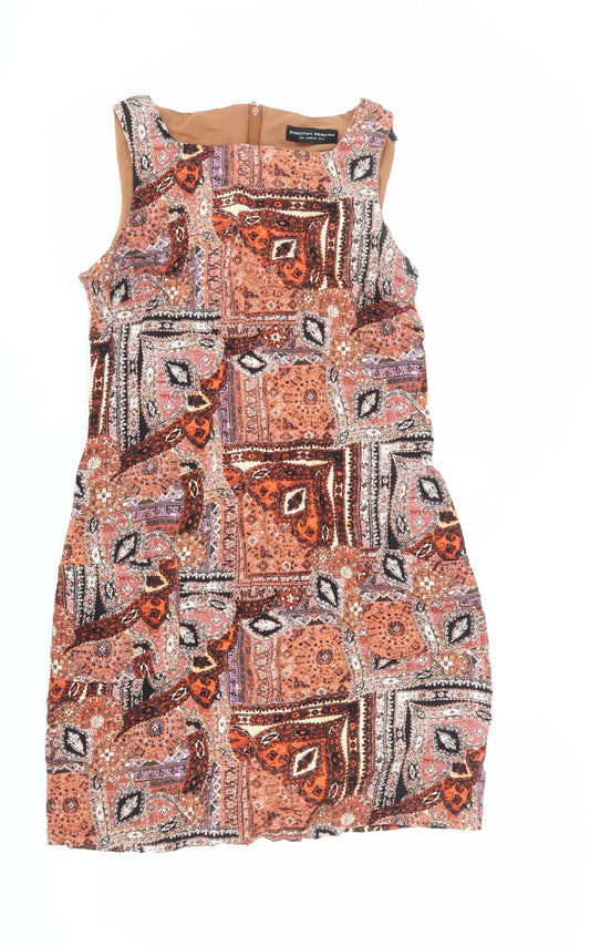 Dorothy Perkins Women’s Multicoloured Paisley Sheath Dress - UK 10