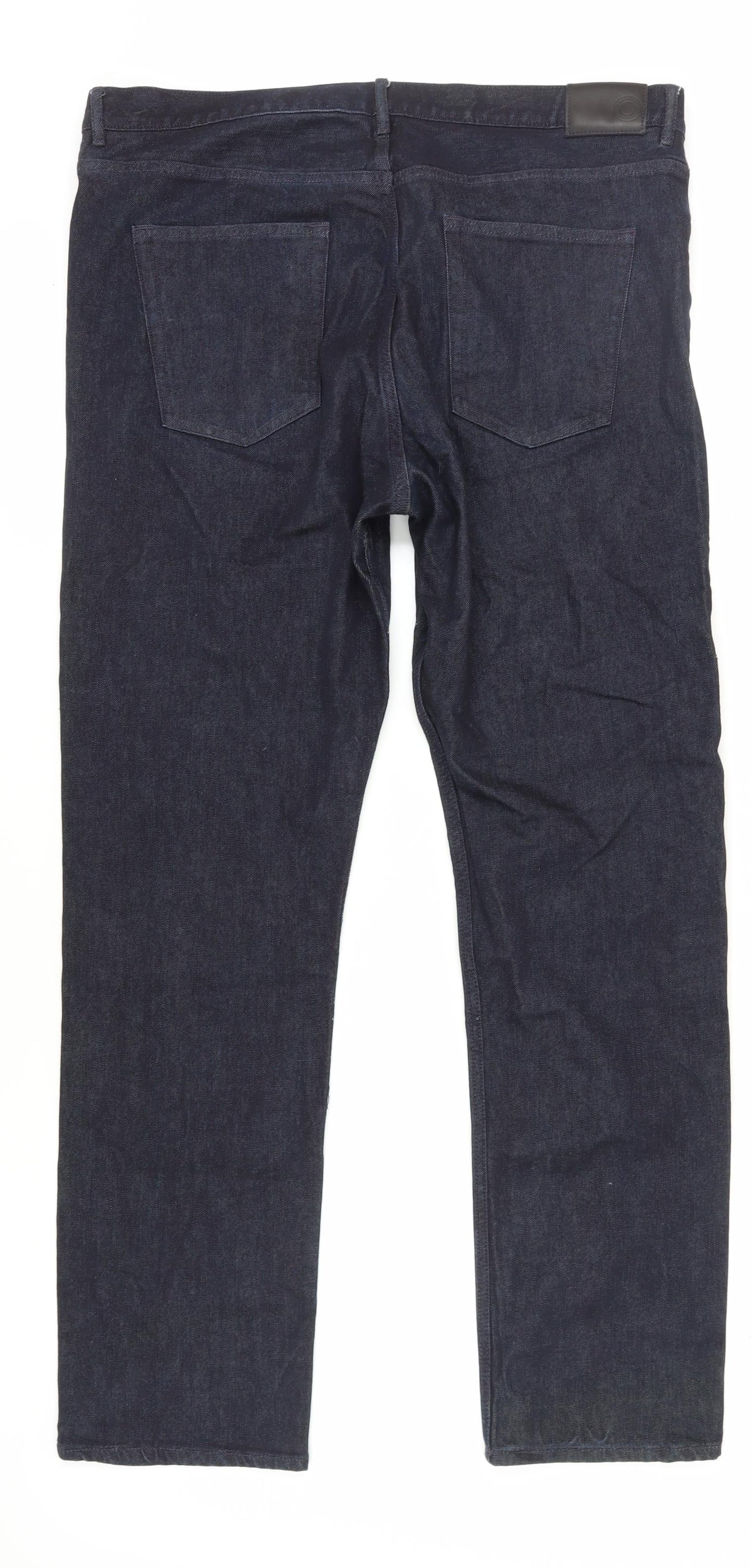 H&M Men's Black Straight Jeans, Size 40, Regular Fit