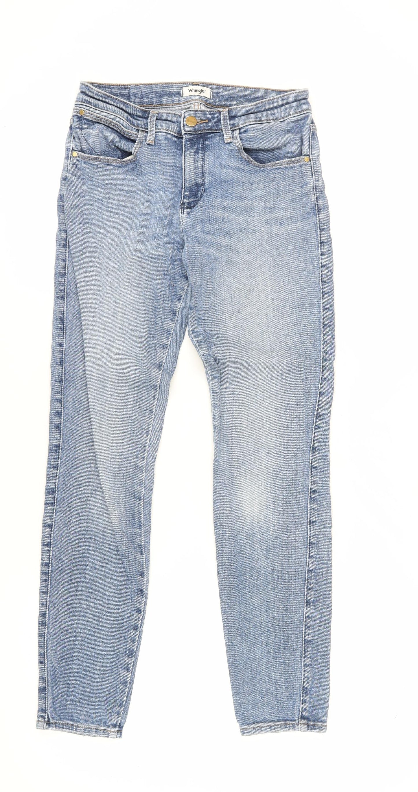 Womens UK Size 8 Wrangler Slim Fit Skinny Blue Jeans
