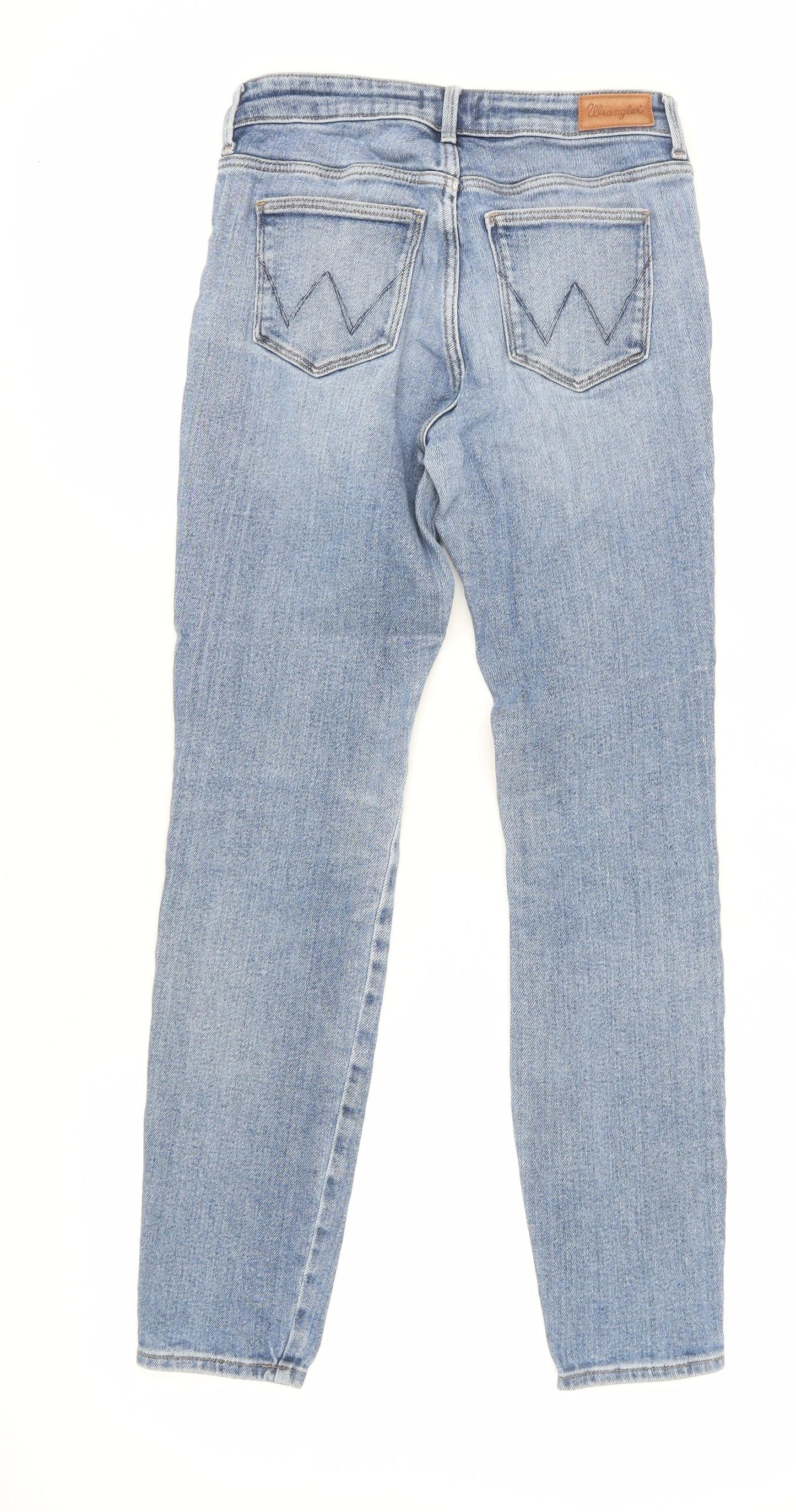 Womens UK Size 8 Wrangler Slim Fit Skinny Blue Jeans