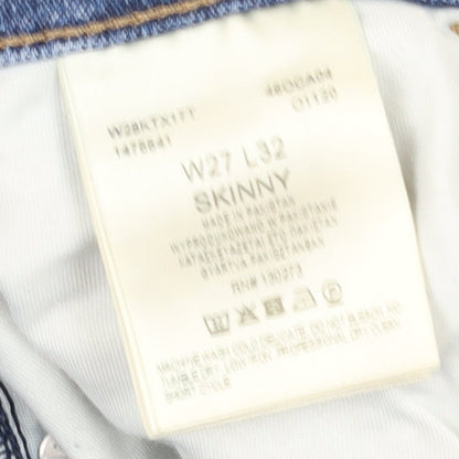 Womens UK Size 8 Wrangler Slim Fit Skinny Blue Jeans