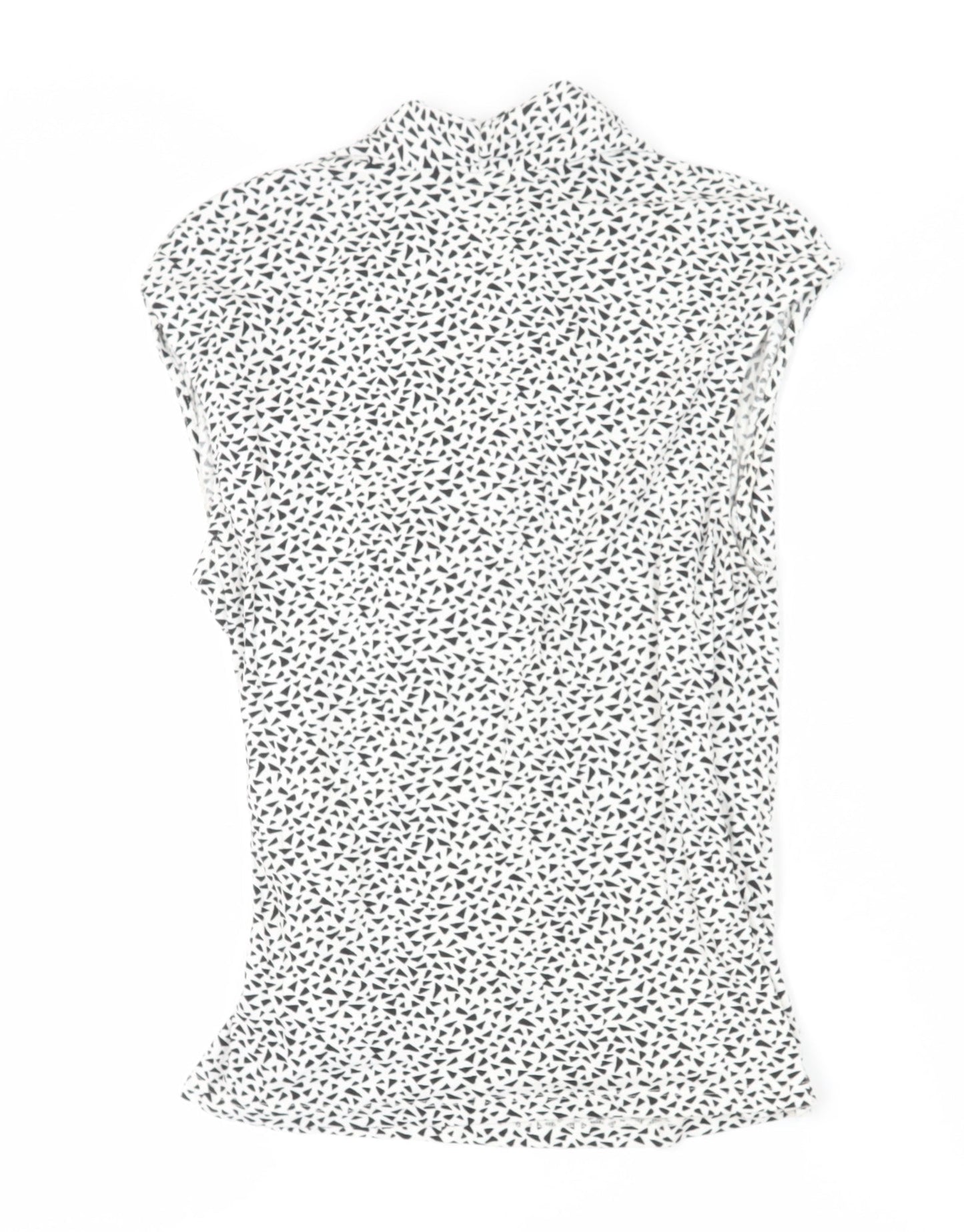 Womens UK Size M Hobbs White Wrap Blouse