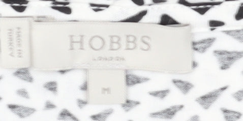 Womens UK Size M Hobbs White Wrap Blouse