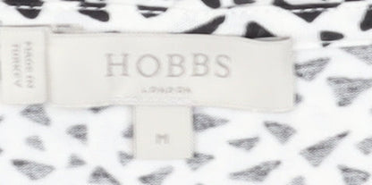 Womens UK Size M Hobbs White Wrap Blouse