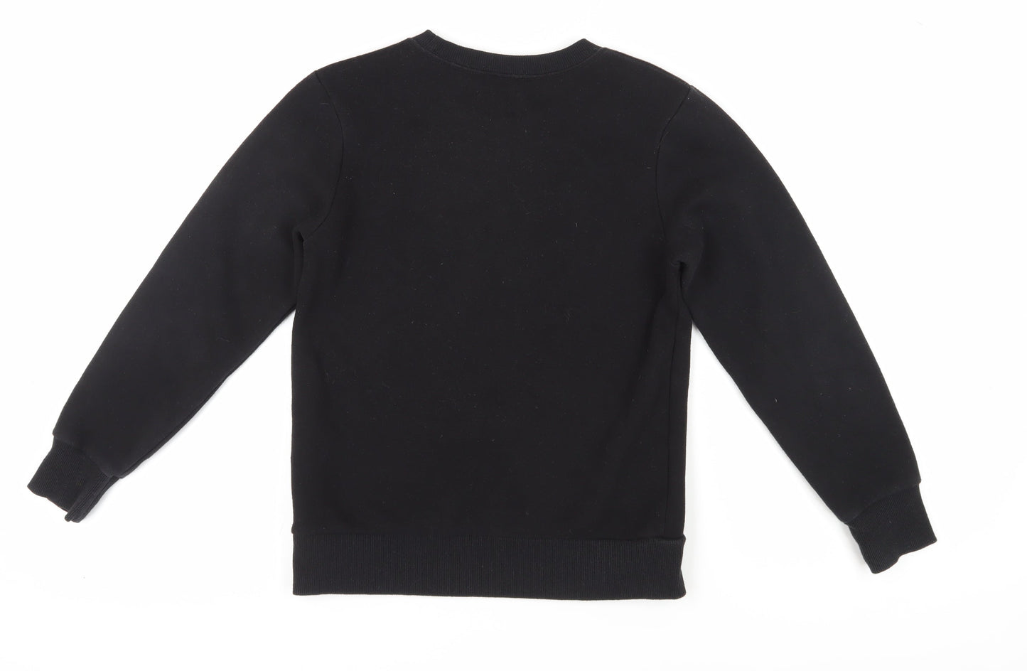 Converse Boys Black Pullover Sweatshirt Logo Design 10-12 Years