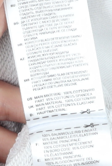 Adidas Unisex Black & White Sweater, Size 10, Colourblock Casual