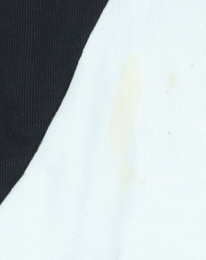 Adidas Unisex Black & White Sweater, Size 10, Colourblock Casual