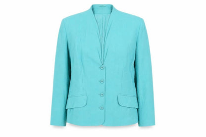 Womens UK Size 14 Jacques Vert Regular Green Suit Jacket