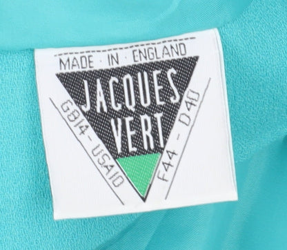 Jacques Vert Green Women's 14 Classic Suit Jacket Lined