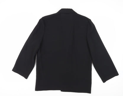 Jacques Vert Women's Black Blazer Size 12 Classic Jacket