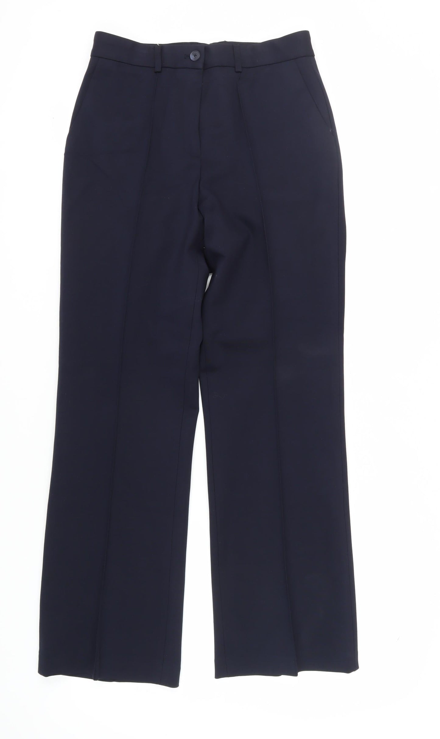 Womens UK Size 12 John Lewis & Partners Regular Fit Dress Pants Black Trousers
