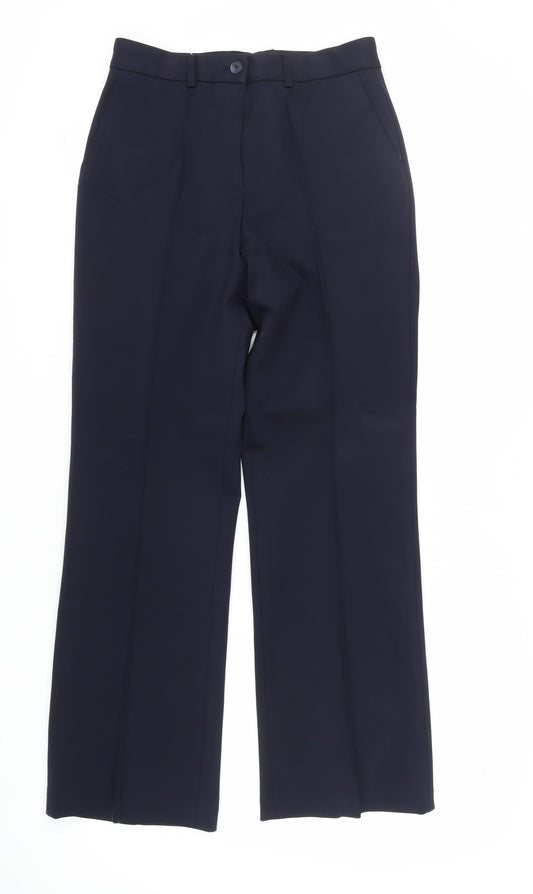 Womens UK Size 12 John Lewis & Partners Regular Fit Dress Pants Black Trousers
