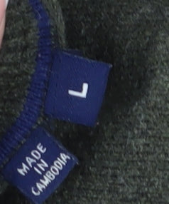 Superdry Men’s Green V-Neck Pullover Jumper - Size L