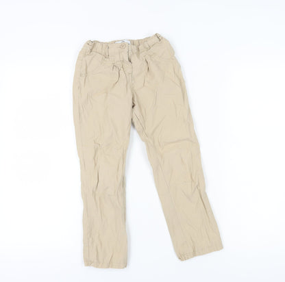 Marks and Spencer Boys Beige Trousers Size 5-6 Years