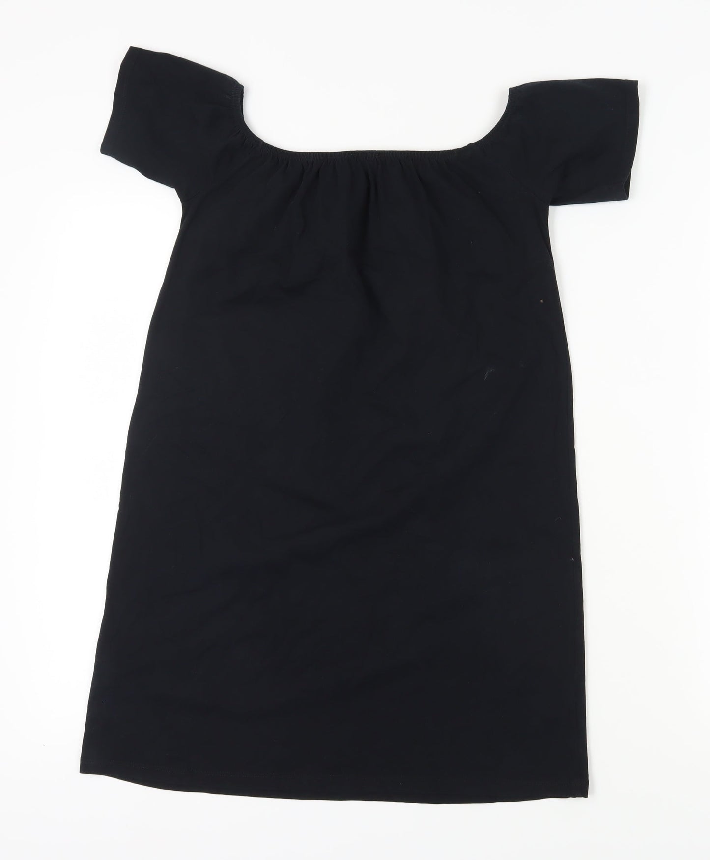 River Island Women's Black Graphic T-Shirt Dress Size 8