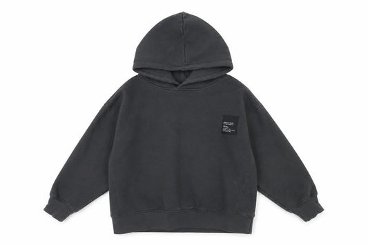 Zara Boys Black Pullover Hoodie, Size 7, Cotton Blend