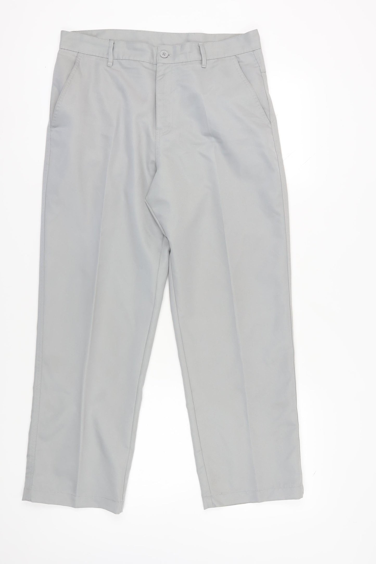 Dunlop Men's Grey Regular Fit Trousers 34W S