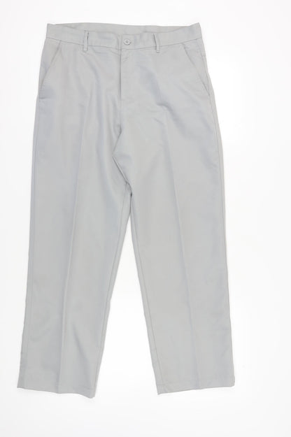 Dunlop Men's Grey Regular Fit Trousers 34W S