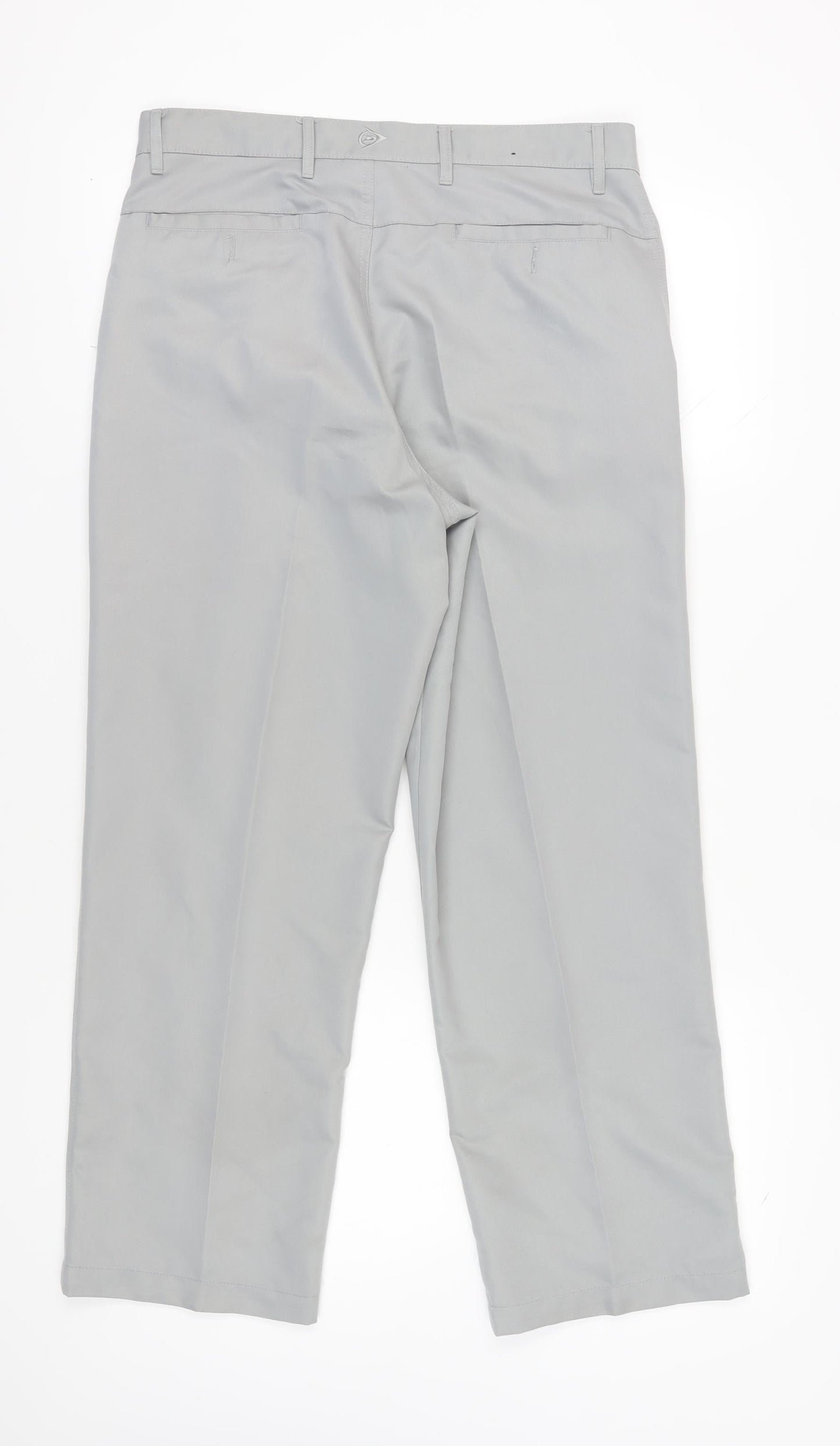 Dunlop Men's Grey Regular Fit Trousers 34W S