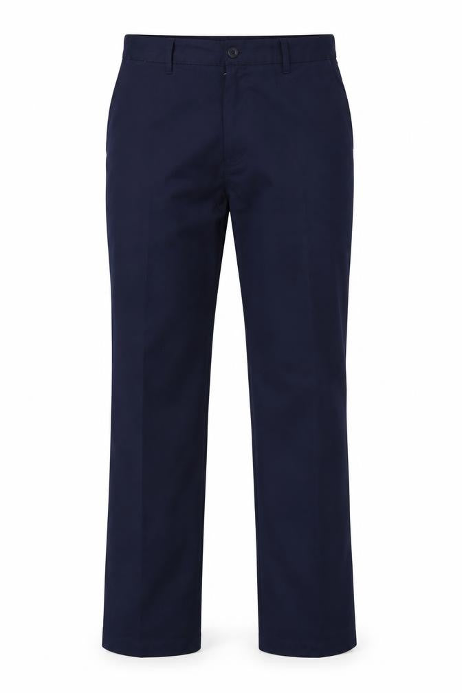 Mens UK Size S Dunlop Regular Fit Chino Blue Trousers
