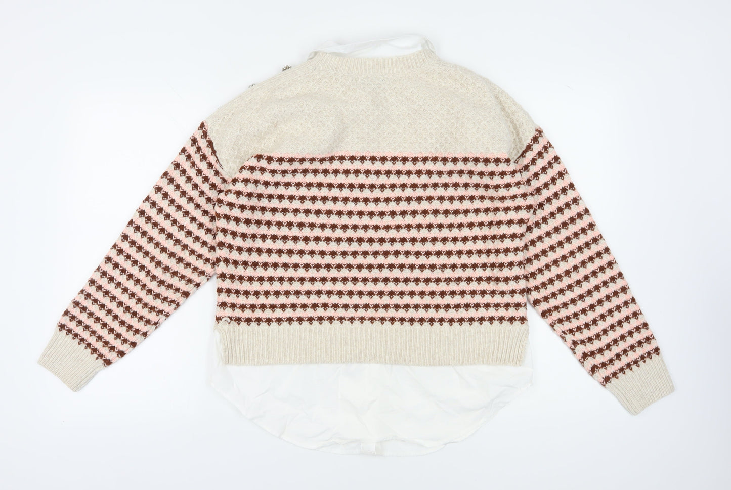 Womens UK Size M NEXT Multicoloured Pullover Jumper