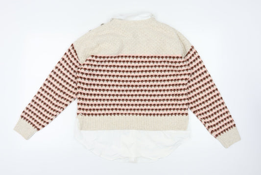 Womens UK Size M NEXT Multicoloured Pullover Jumper