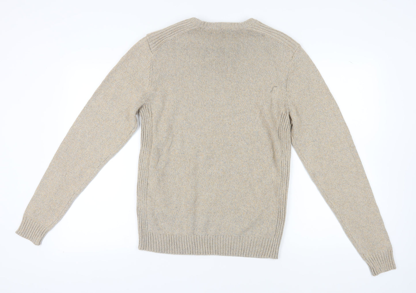 Kensington Eastside Men's Beige Medium Pullover Jumper