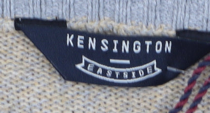 Kensington Eastside Men's Beige Medium Pullover Jumper