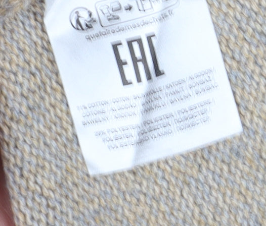 Kensington Eastside Men's Beige Medium Pullover Jumper