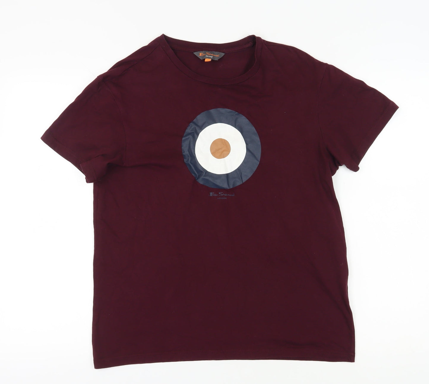 Mens UK Size M Ben Sherman Red  T-Shirt