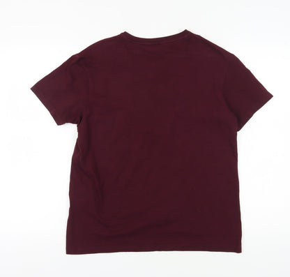 Mens UK Size M Ben Sherman Red  T-Shirt