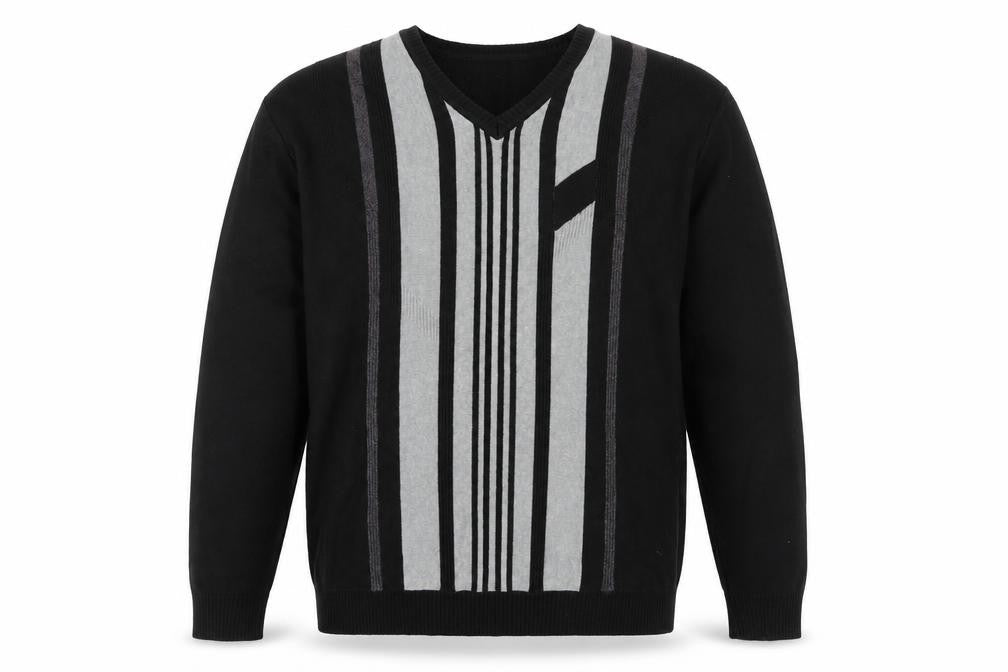 Mens UK Size L Greenwoods Black Pullover Jumper