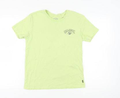 Mens UK Size XS Billabong Green  T-Shirt