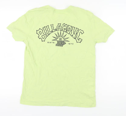 Mens UK Size XS Billabong Green  T-Shirt
