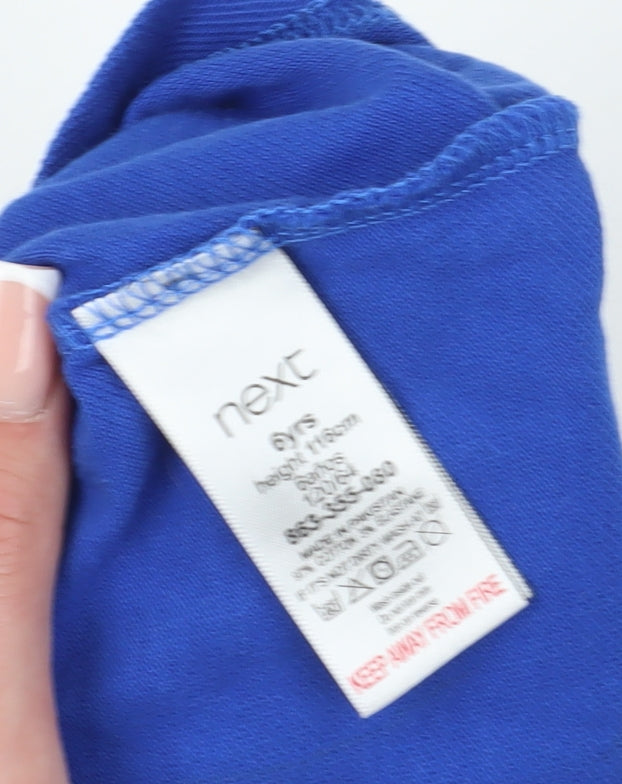 Next Boys Blue Polo Shirt - 6 Years