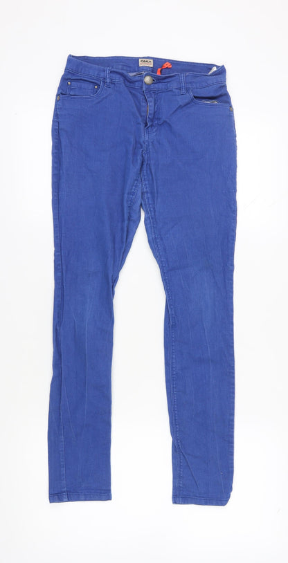 ONLY Women's Blue Skinny Jeans - Size M, Comfortable, Stylish