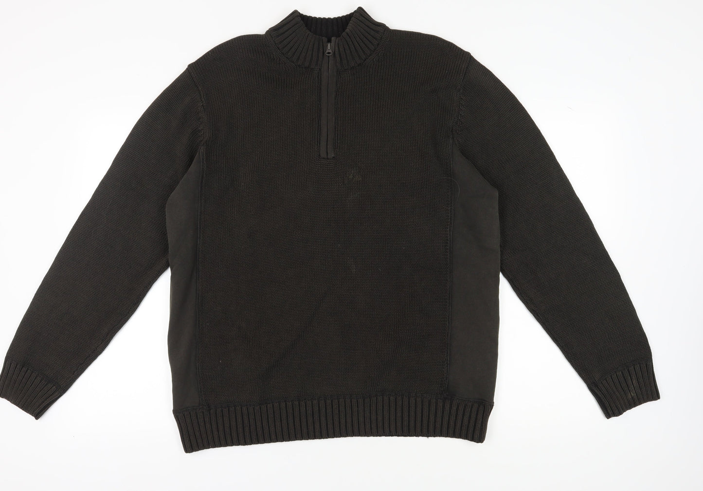 Marks and Spencer Black Knit Pullover - Men’s L Casual